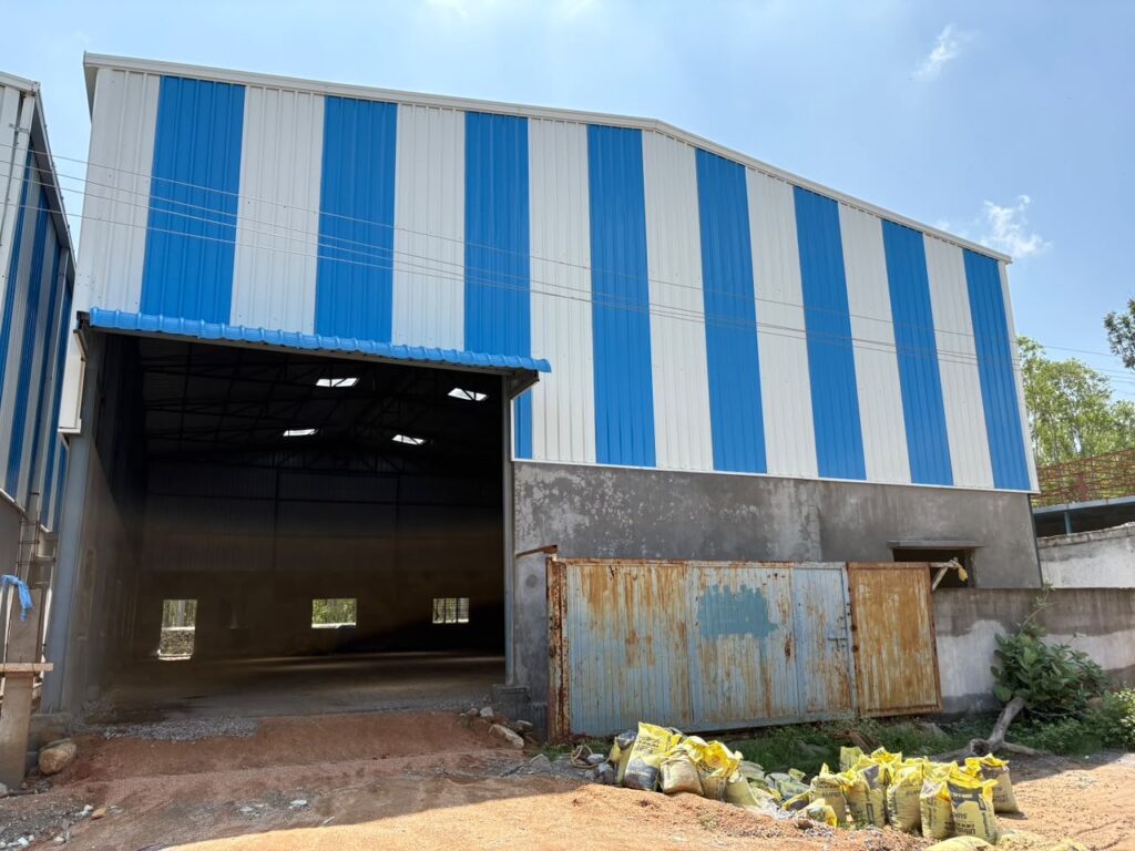మేడ్చల్ చెక్‌పోస్ట్‌లో అనుమతులు లేకుండానే షెడ్ నిర్మాణం?